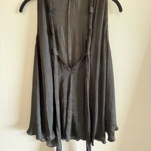 New without tags - Free People Intimately Silk Black Tank